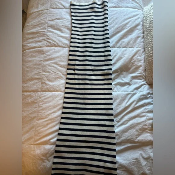 Edikted Black and White Strapless Dress - Picture 2 of 5